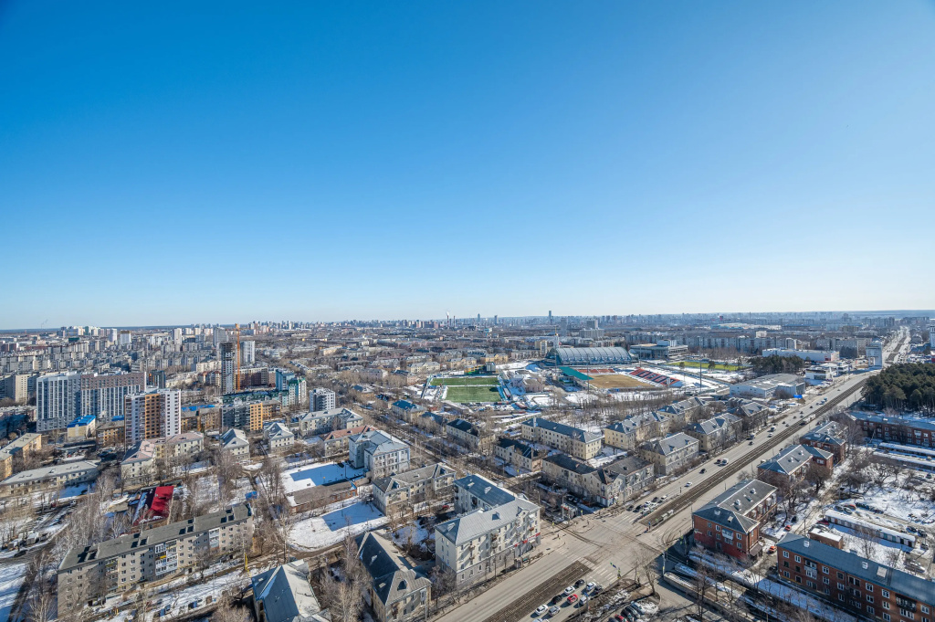 Квартира KakDoma96 (КакДома96) с видом на город Самозаселение 24/7