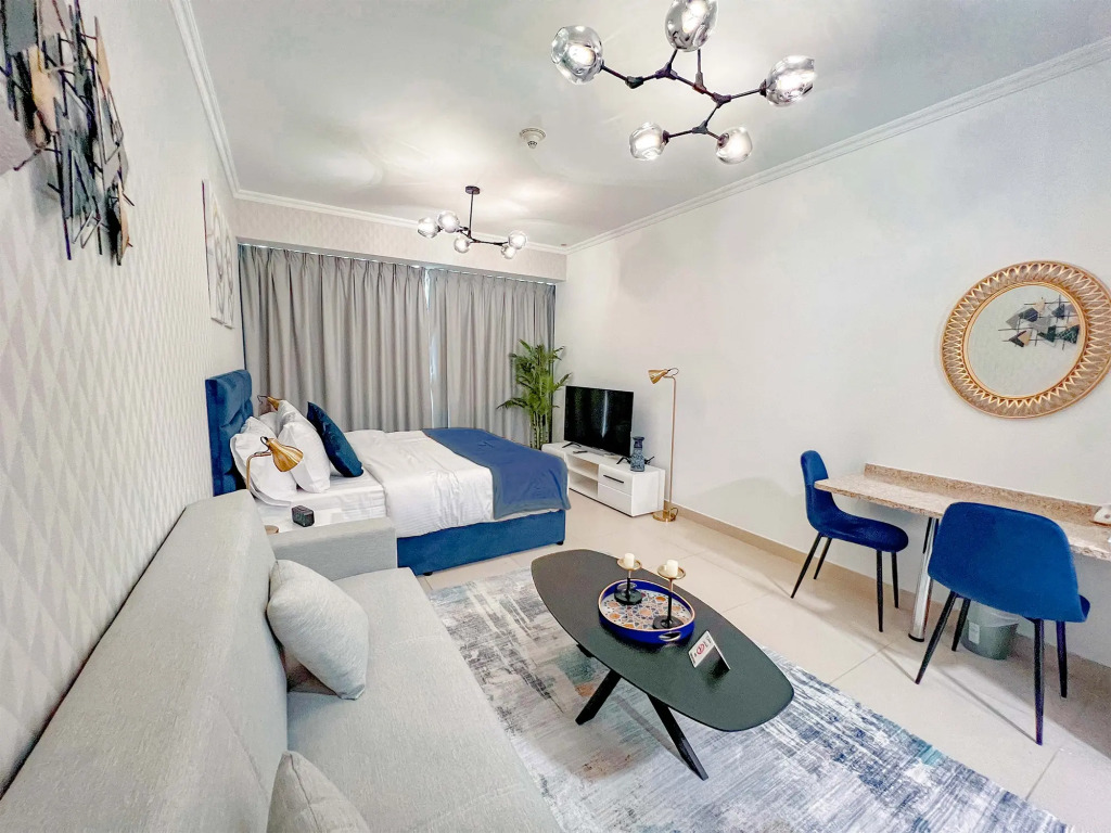Апартаменты Cosmos Living Elegant Studio Near Dubai Marina