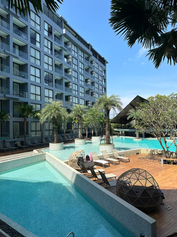 Квартира 1BDR 500Mbps wifi Parking Pool with nice view