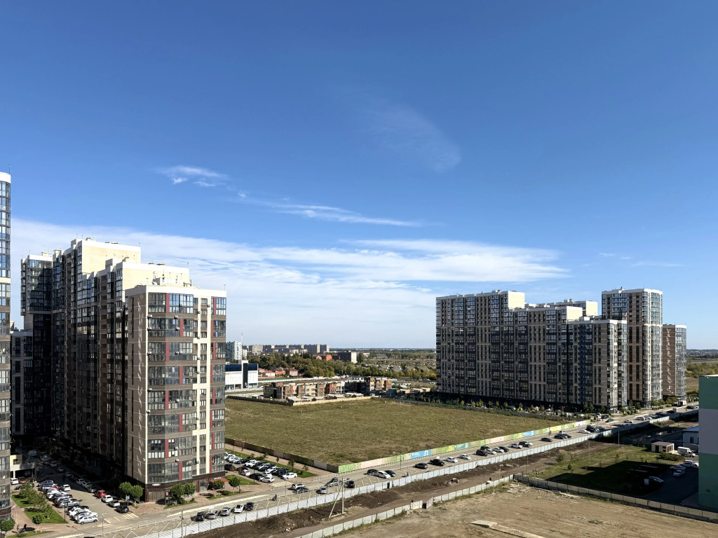 Квартира 1к с панорамным видом и гардеробом