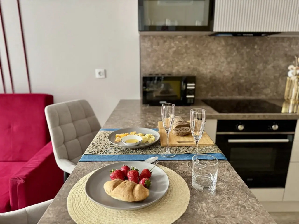 Квартира 1-к. Квартира 46 м² 2 Кровати