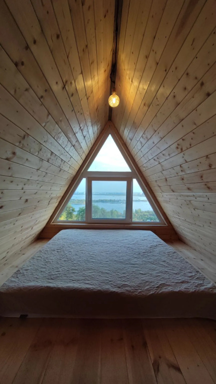 Шале A-Frame с Панорамным Видом на Волгу
