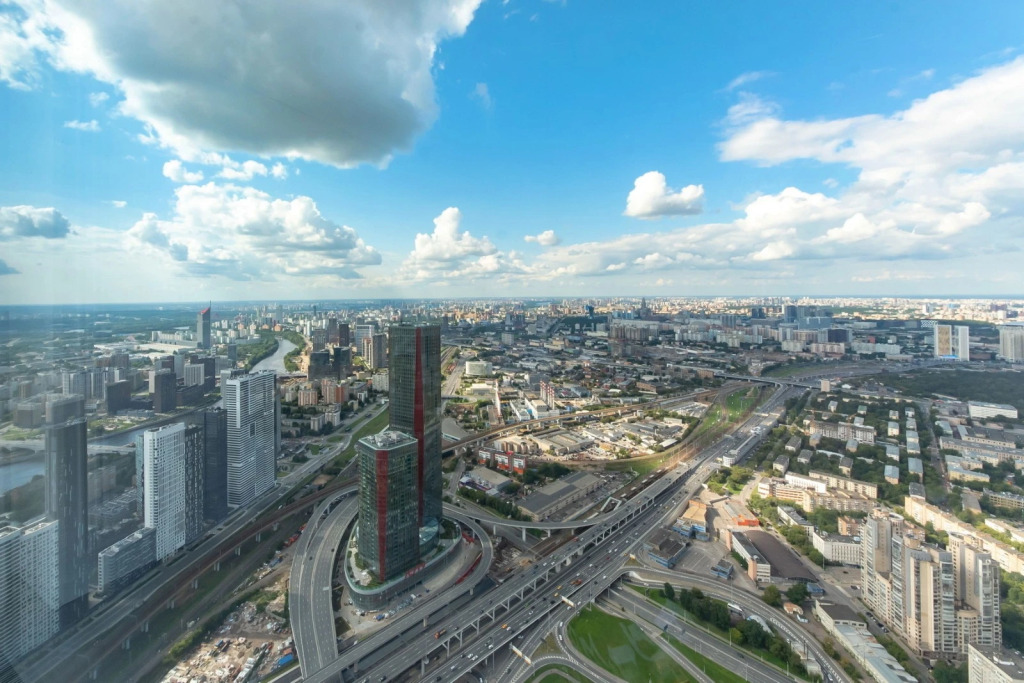 Апартаменты 2х-Комнатные на 72 этаже в Москва-Сити
