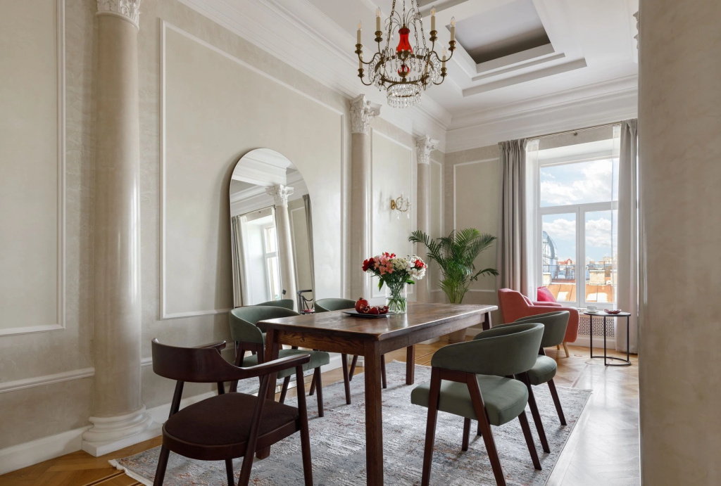 Апартаменты Minin Apartments c видом на Исаакиевский Собор 210 кв.м.