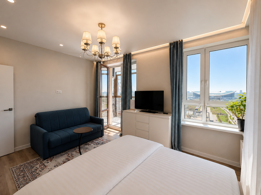 Апартаменты Ak Bars Arena & Aquapark Riviera LUX, 10 min to Centr