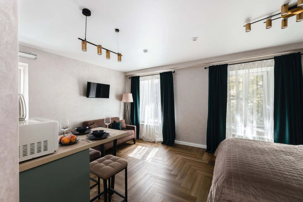 Апартаменты SMART LOFTS | Emerald | На 4 гостей | 5 мин от метро Бауманская | Исторический дом