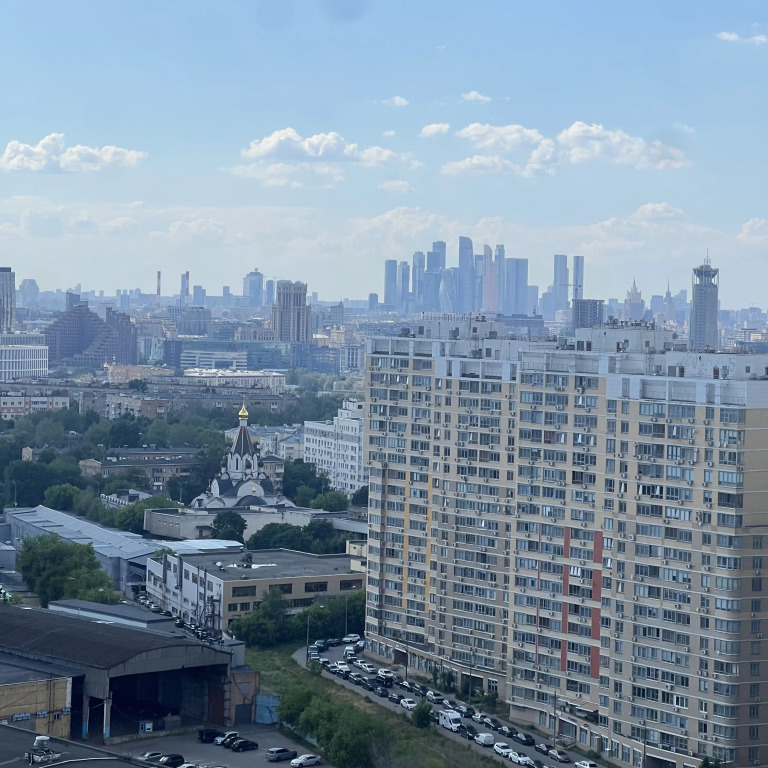 Апартаменты Уютная студия с видом на Москва-Сити