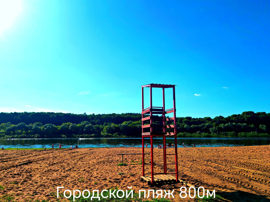 Частный дом Дом на берегу реки Оки