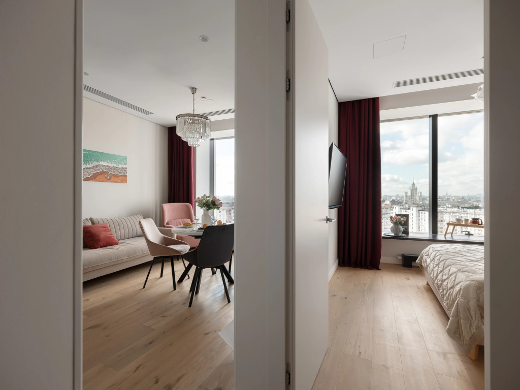 Апартаменты Smart Lofts Premier Отдельная Спальня  1 Мин До М. Курская  Садовое Кольцо