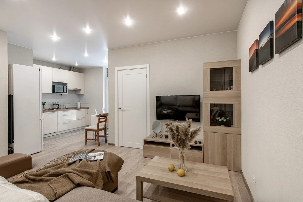 Квартира Piter Apartments евродвушка Солнечные в ЖК Времена Года