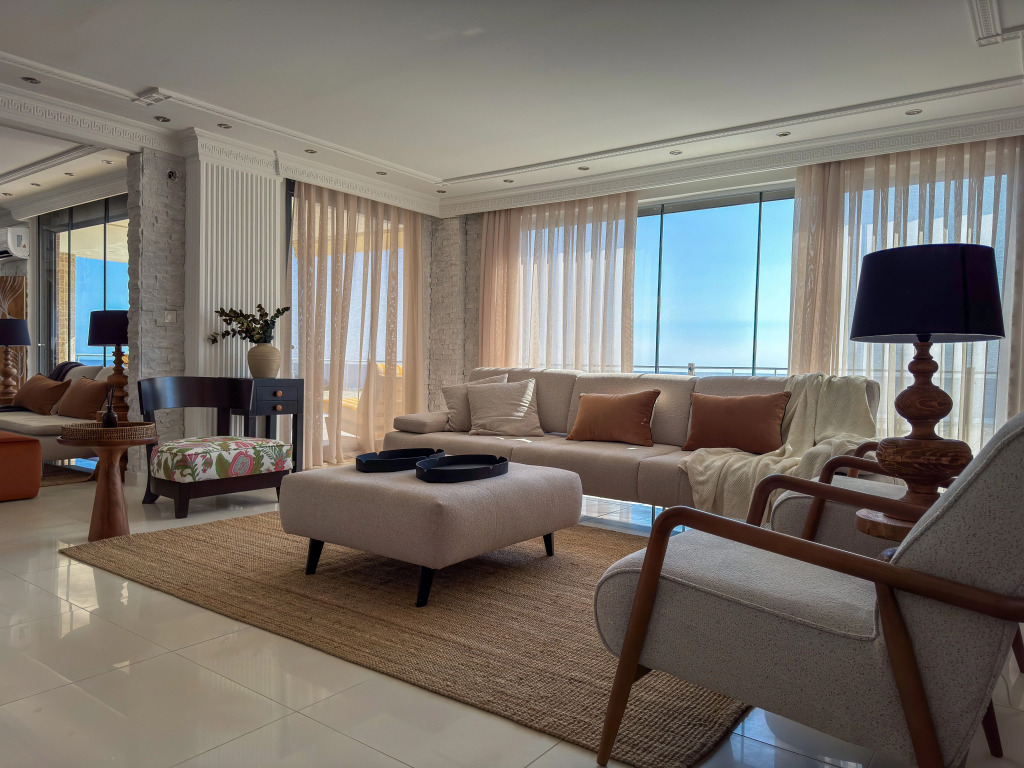 Вилла Qoople Villa Toskana панорамная вилла с видом 360 на Аланию, море и крепость Кале