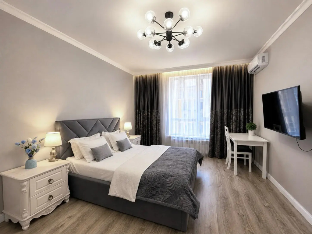 Квартира Raimbek Residence 11 1BR & питьевая вода в подарок