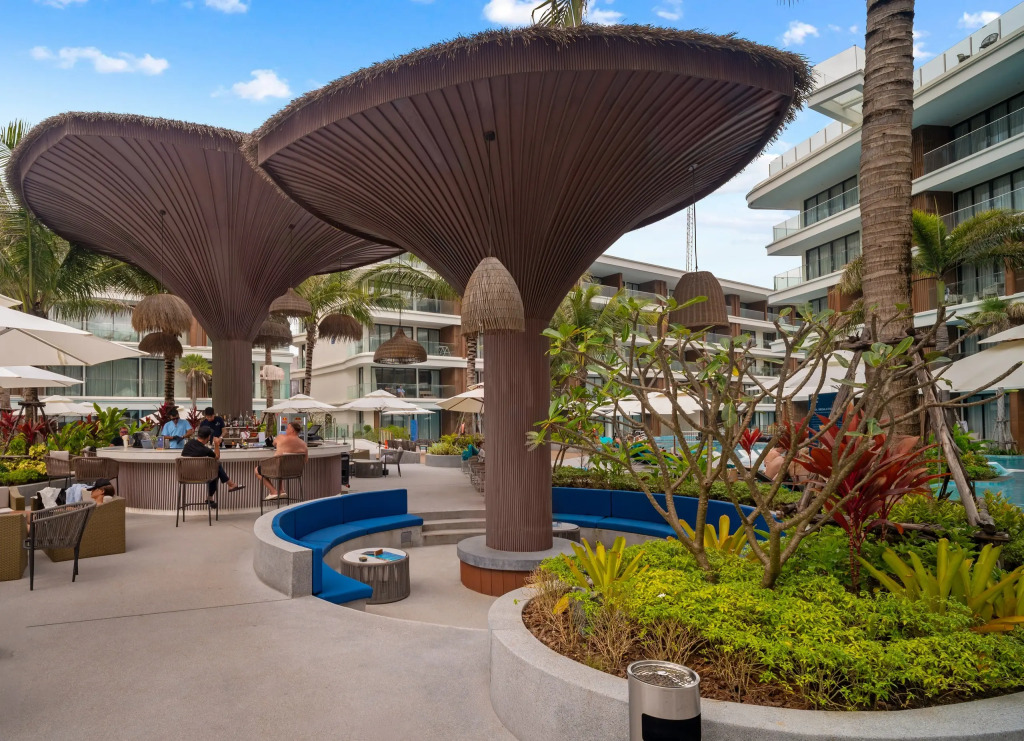 Апартаменты Resort Stylish Beachfront 1-Bedroom E414