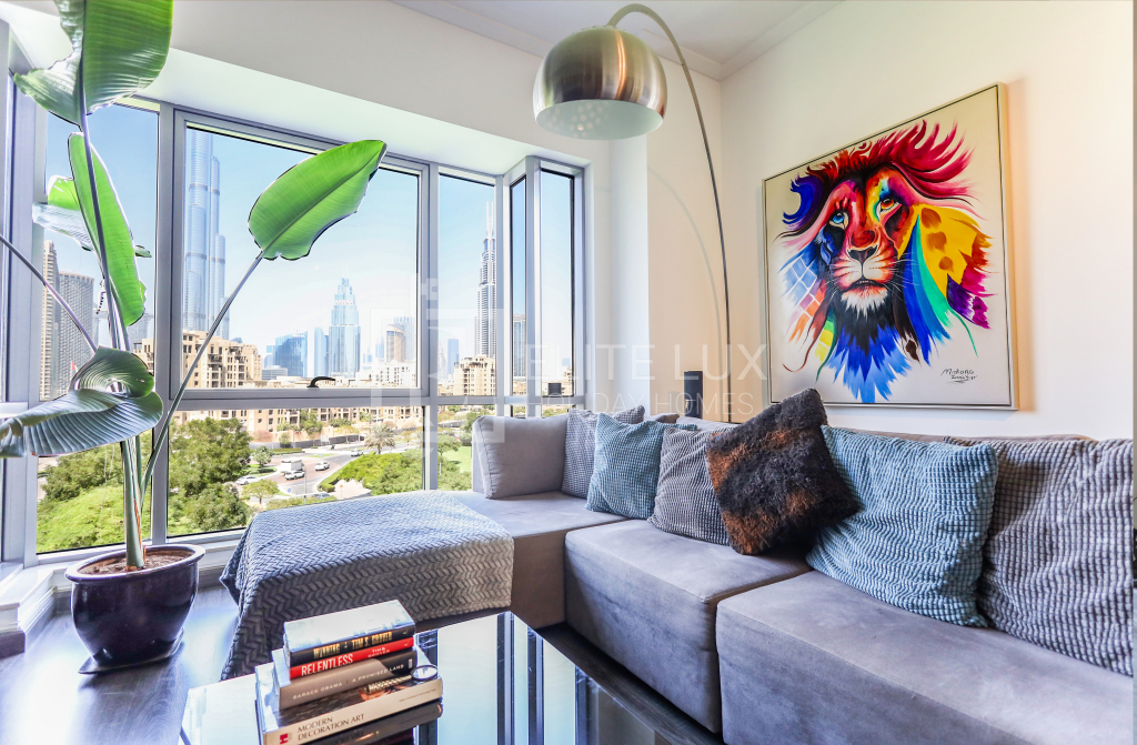 Апартаменты Elite LUX Holiday Homes - Luxe 2BR Stunning Burj Khalifa View Downtown Dubai