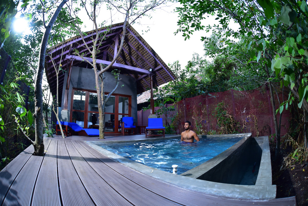 База Отдыха Private Cabana with Pool