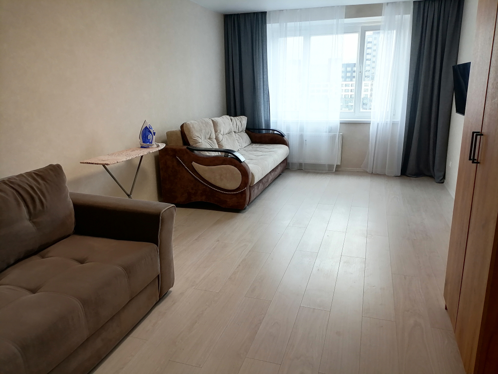 Квартира Однокомнатная 41м² 2 Кровати