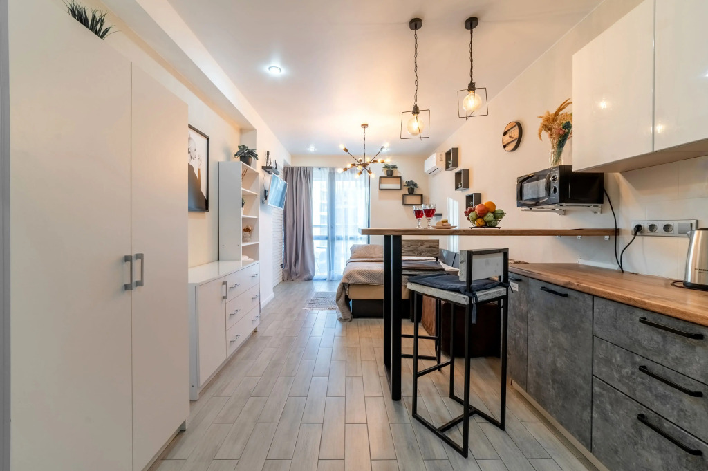 Апартаменты Sun city apartments ЖК Сокол с балконом