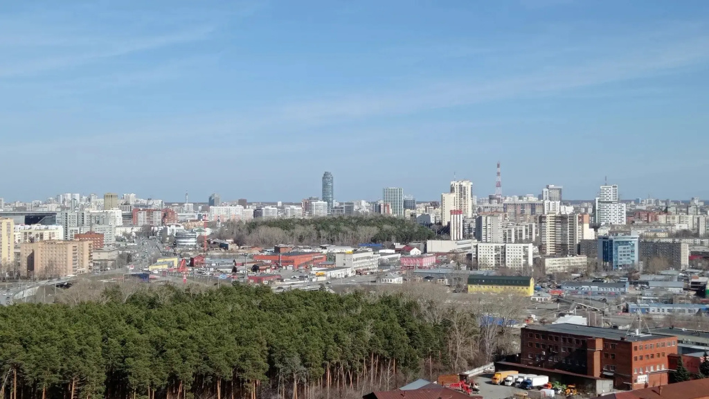 Апартаменты на 22 этаже в центре города