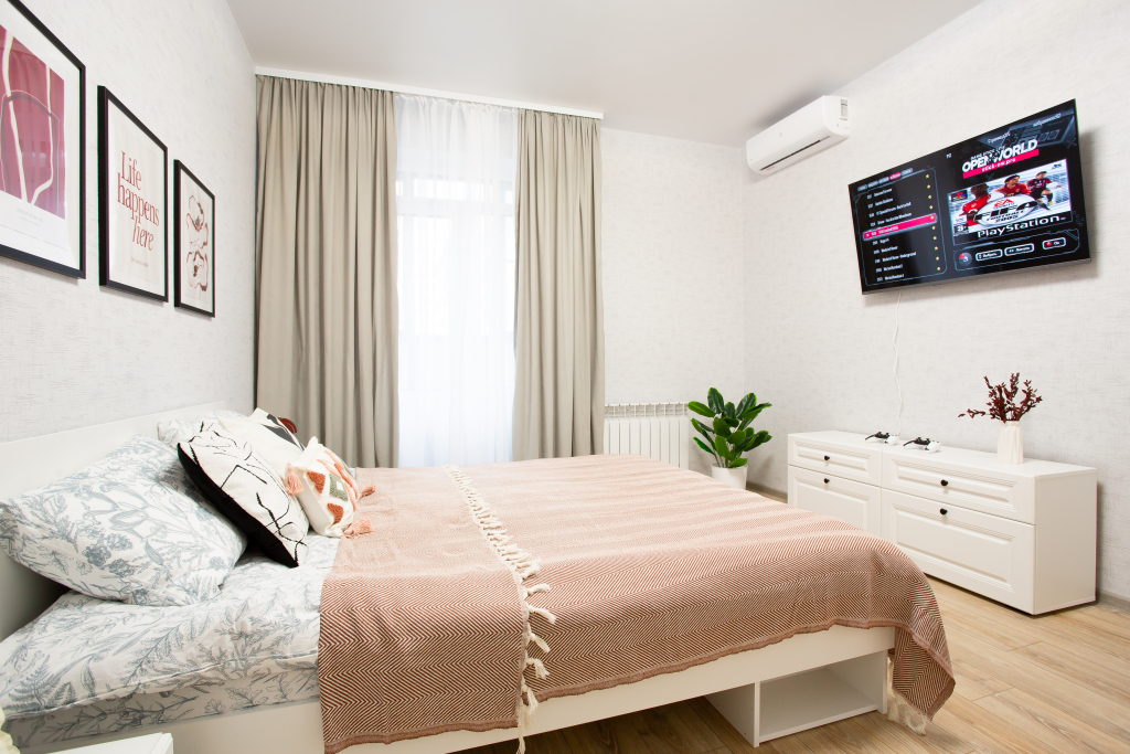 Квартира Комфортная 1-Комнатная  41 м² 3 Кровати