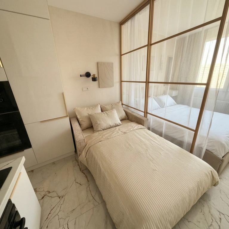 Studiya Na 22 Etazhe Flat