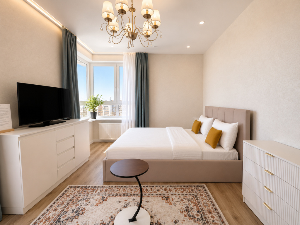Апартаменты Ak Bars Arena & Aquapark Riviera LUX, 10 min to Centr