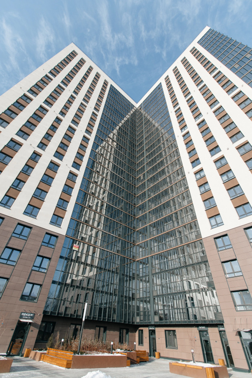 Квартира Уютная квартира-студия с видом на Бугринский мост
