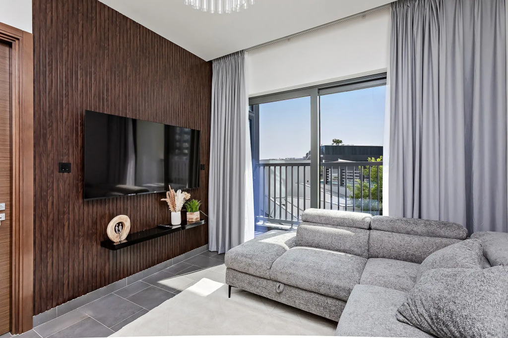 Апартаменты Вдохновляющие 1BR в Sobha Hartland