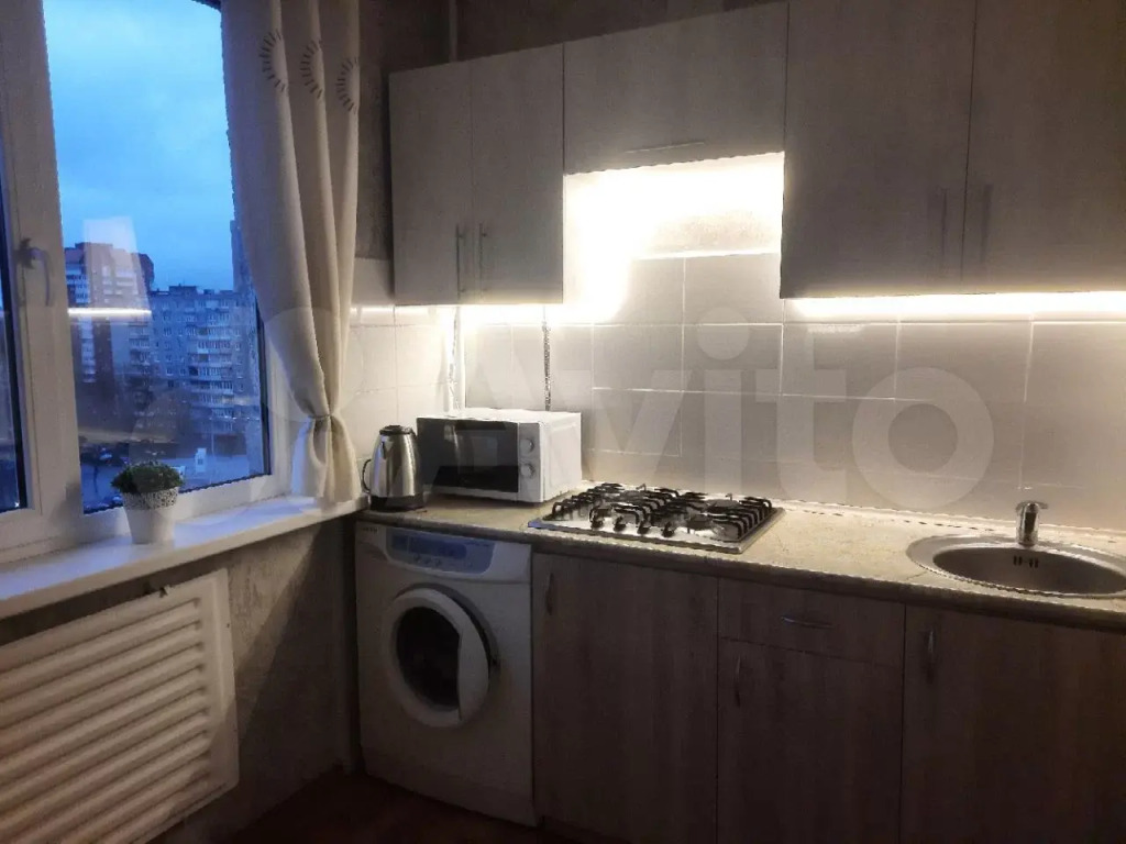 Квартира 1-комнатная 34 м² - 2 кровати