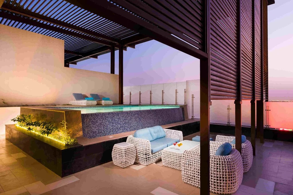 Grand Millennium Muscat Apartments and Suites connected to Mall