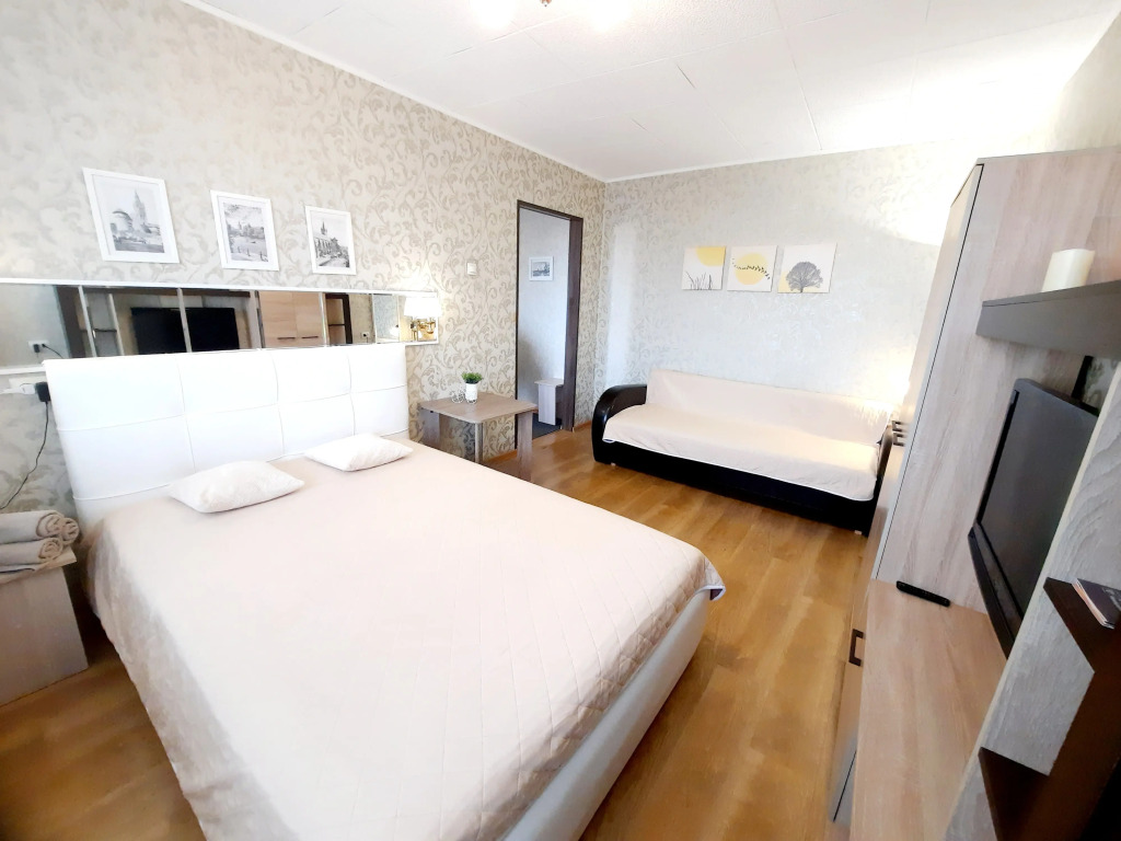 Квартира 1-комнатная 34 м² - 2 кровати