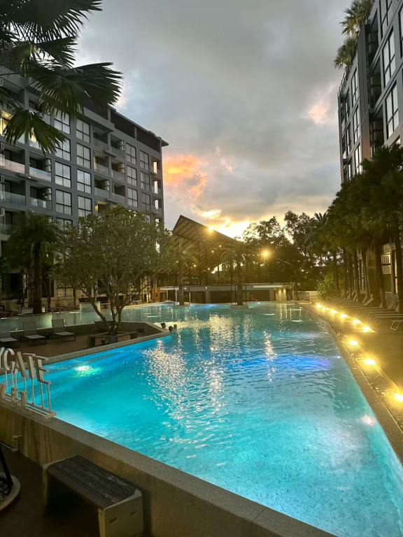 Квартира 1BDR 500Mbps wifi Parking Pool with nice view