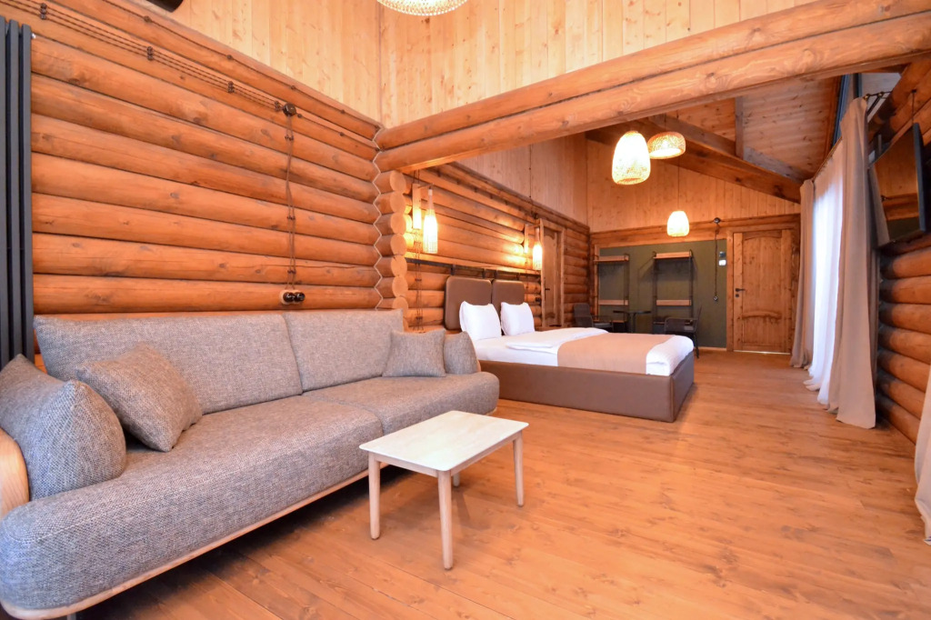 Вилла Wooden villa with pool and sauna, near Myler and Aragats