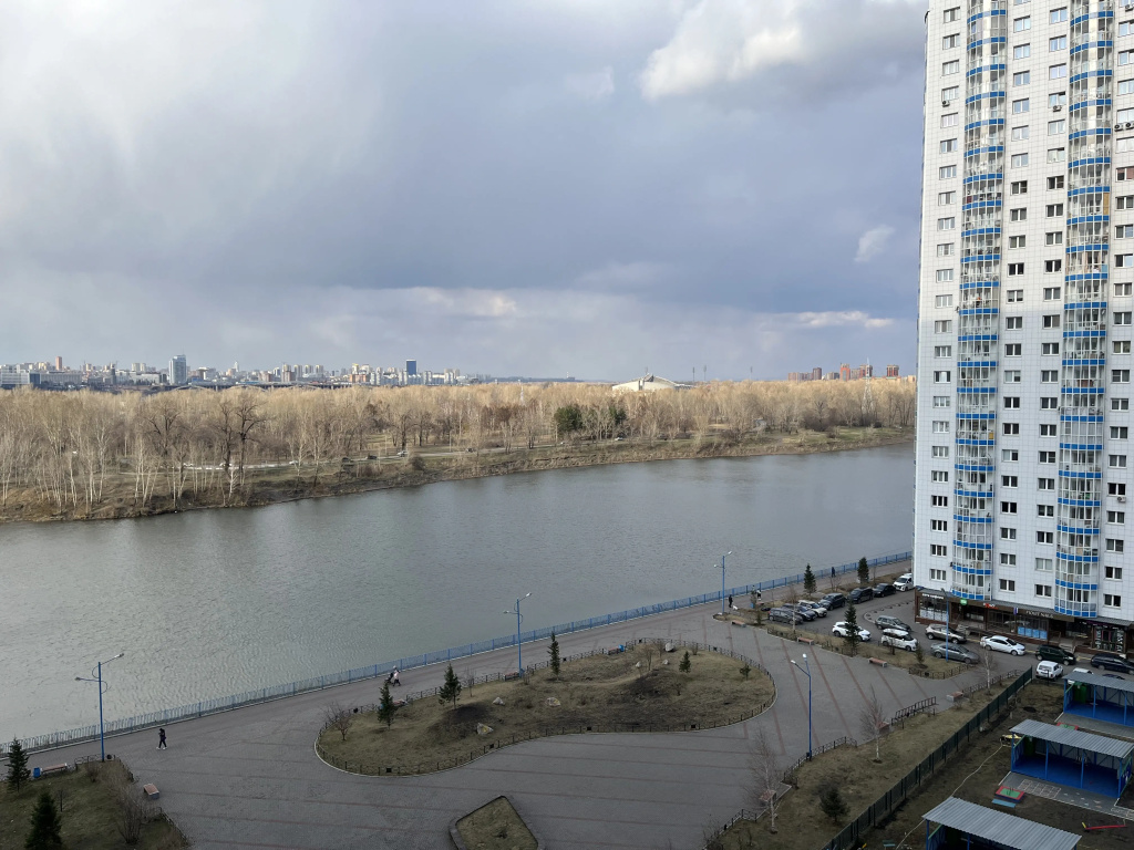 Квартира Уютная однокомнатная на берегу Енисея