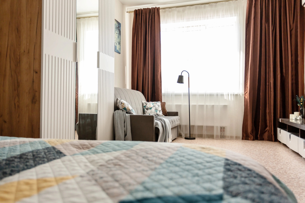 Квартира уютная 1-комнатная, 40 м²