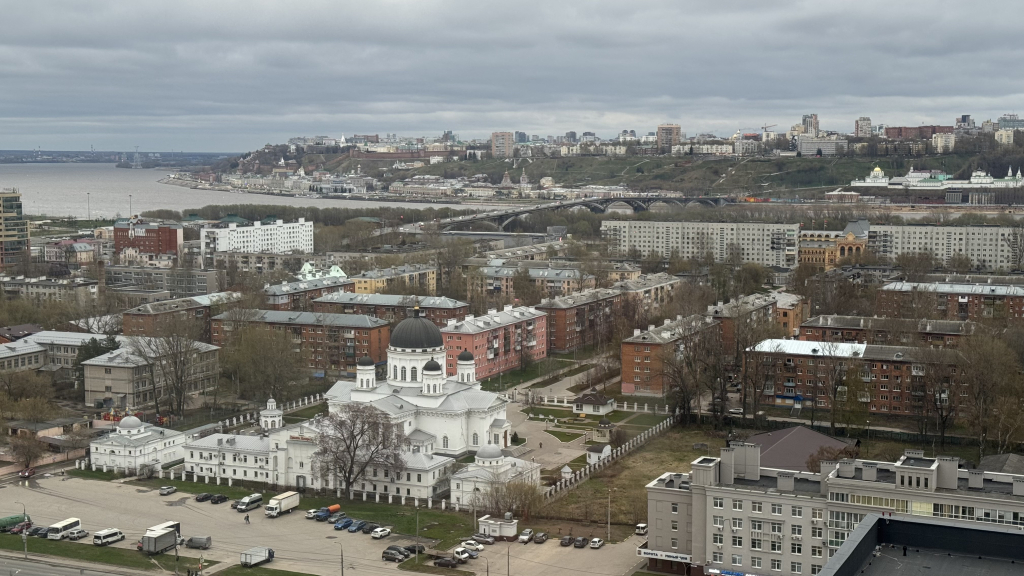 Квартира с видом на Стрелку на 24 этаже