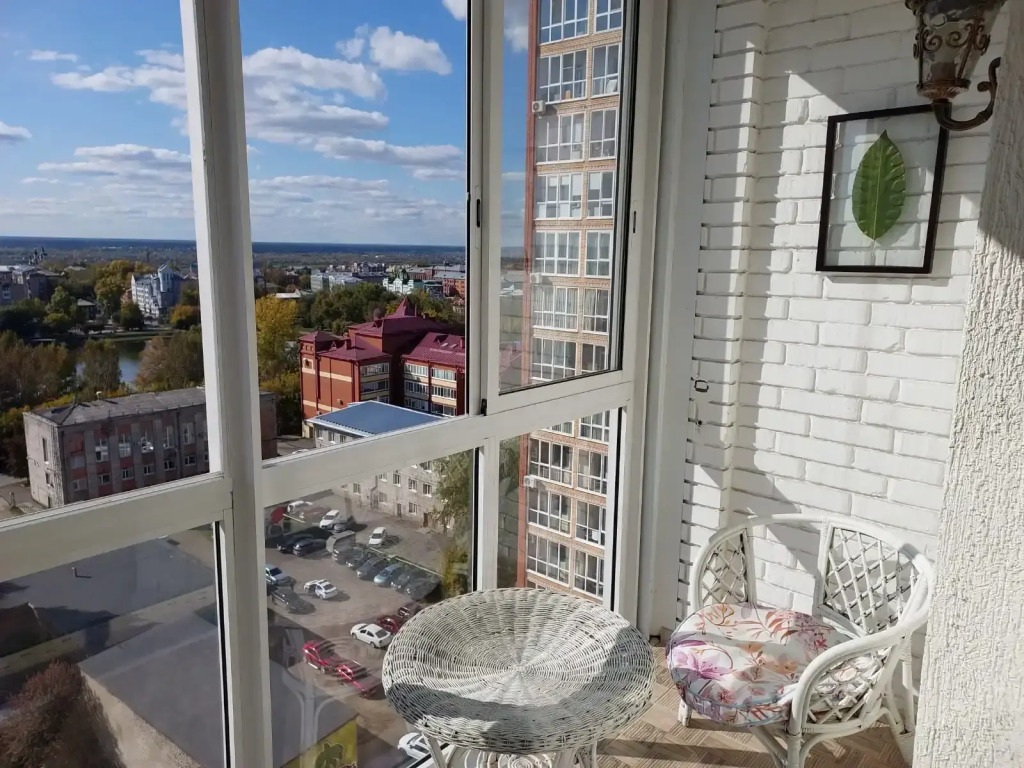 Квартира в новом доме с красивым видом на город