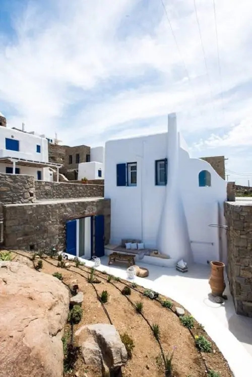 Апартаменты Gorgeous Studio In Cycladic Architecture Overlooking The Aegean