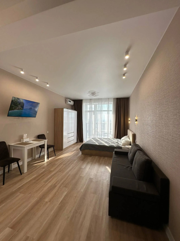 Квартира студия, 35 м², 2 кровати