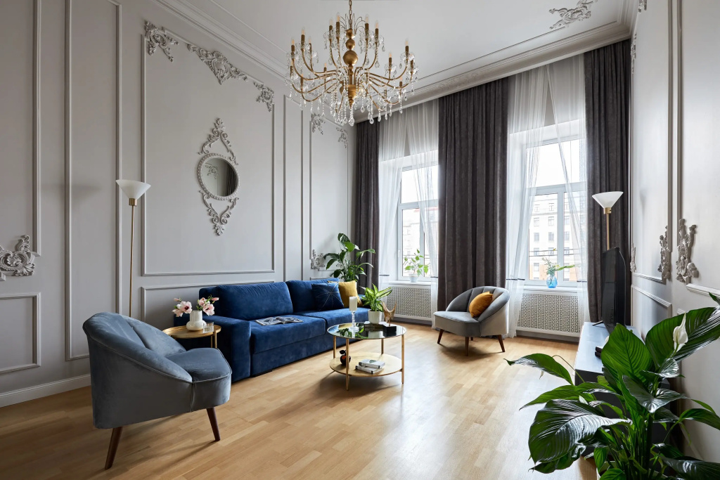 Апартаменты Minin Apartments с видом на Фонтанку 130 кв.м.