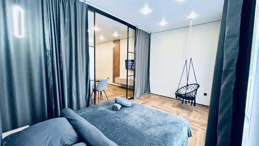 Квартира Просторные апартаменты Iremel Tower в Уфе