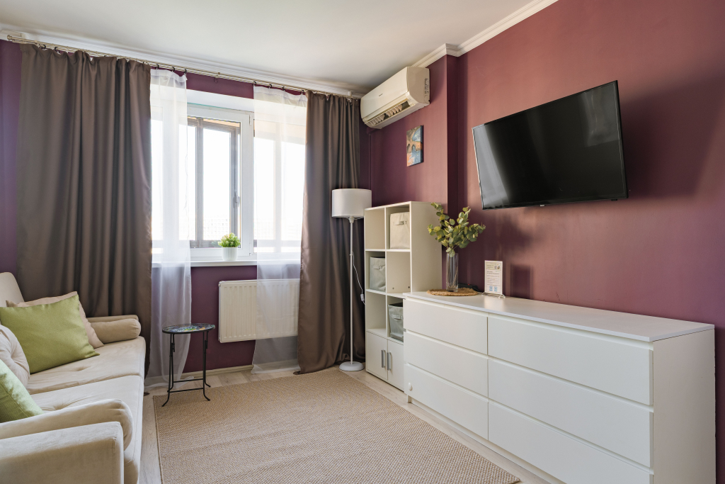 Квартира RoomyRoom с кондиционером у метро Парнас