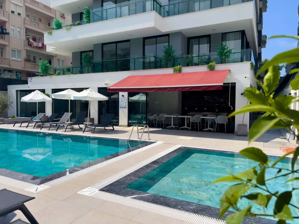 Апартаменты 1+1 Qoople Prive 29 рядом с морем