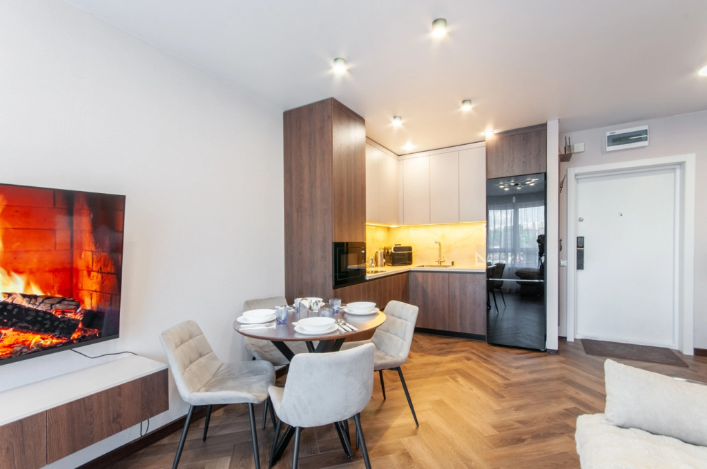 Квартира 1к 37 м² 3 Кровати