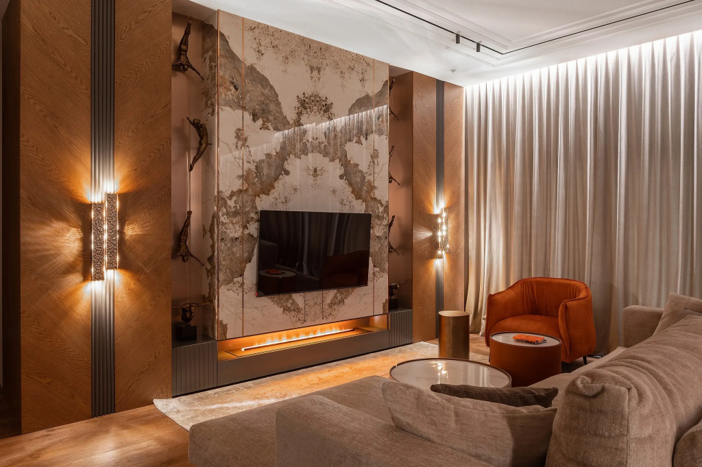 Апартаменты Трехкомнатные Luxury Dubai с двумя спальнями