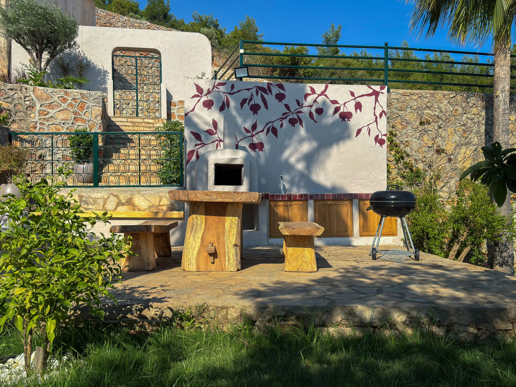 Вилла Qoople Villa Toskana панорамная вилла с видом 360 на Аланию, море и крепость Кале