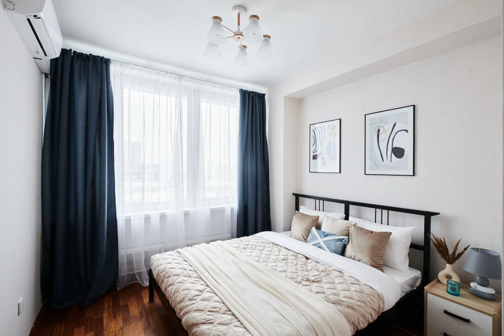 Квартира GM Apartments Стильная Трехкомнатная с видом на Новый Арбат