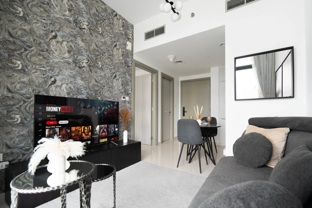Апартаменты Keyrock Modern 1BR in Zada Pool & View