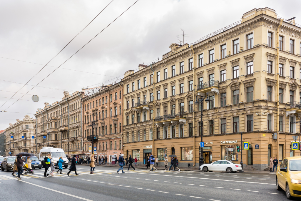 Квартира Двухкомнатная на 6х с видом на Невский у Московского вокзала