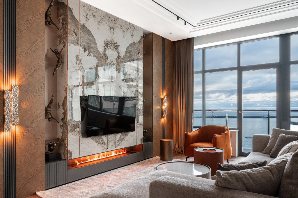 Апартаменты Трехкомнатные Luxury Dubai с двумя спальнями