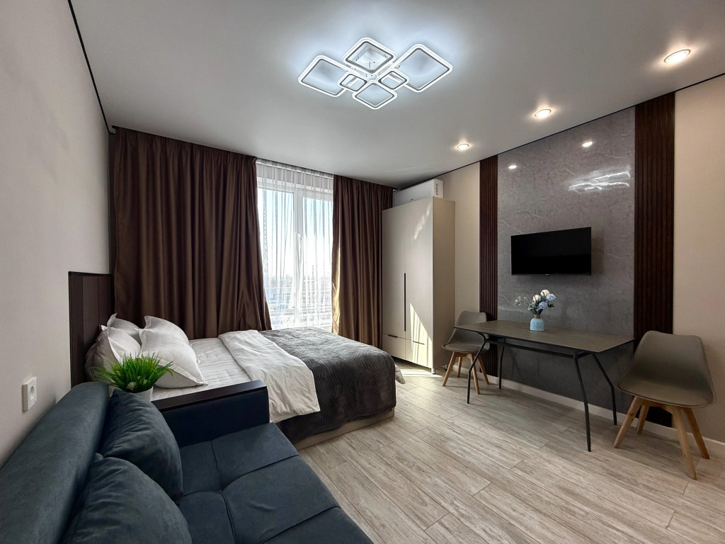 Квартира студия Raiymbek residence 18-26-1 & питьевая вода в подарок